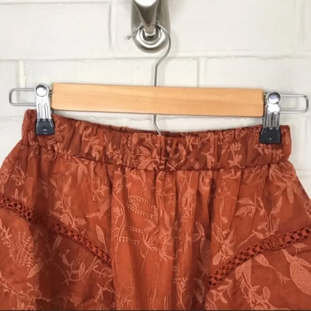 Q&A NWT Lace Ruffle Dainty Girly Mini Skirt